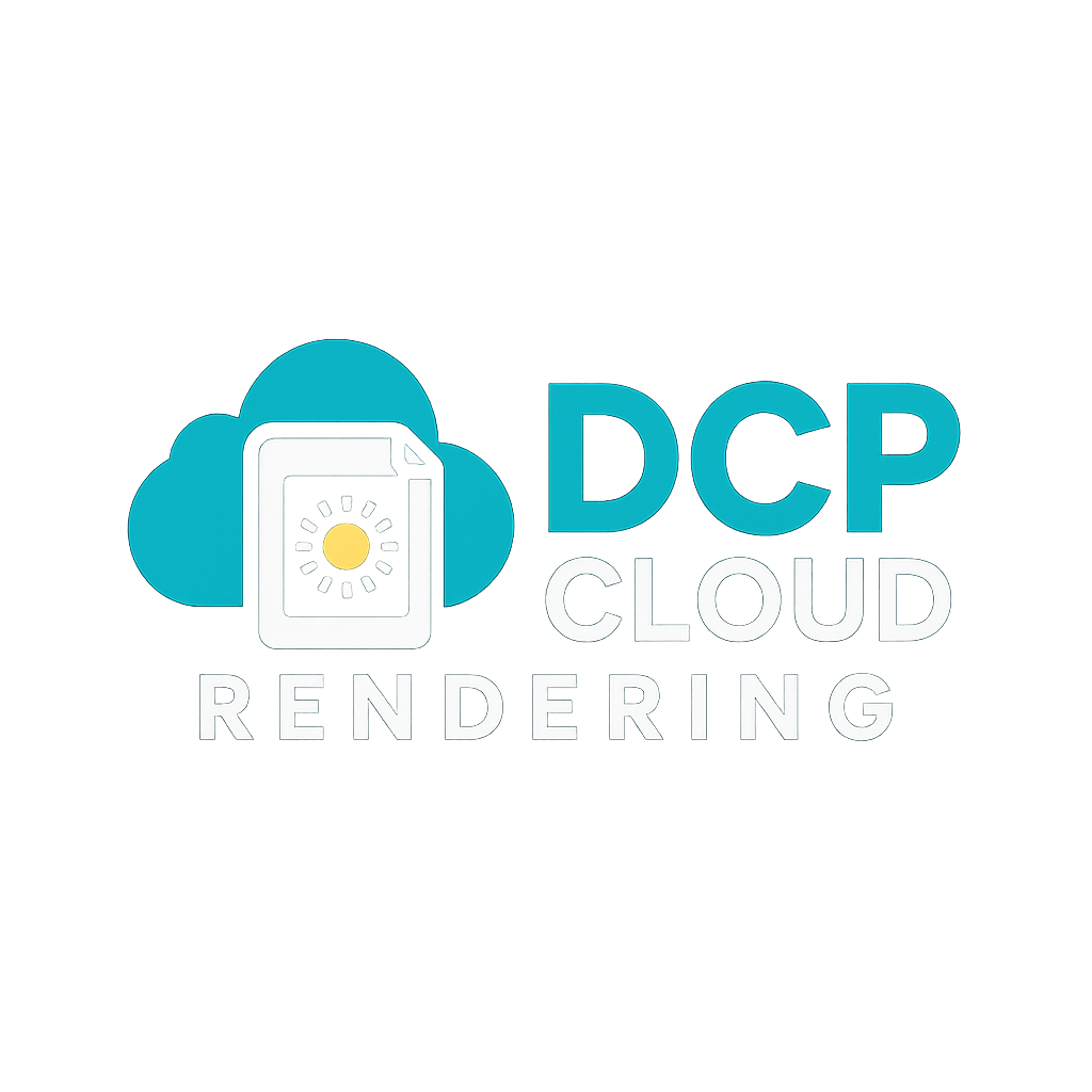 DCPGenerator.com cloud rendering dashboard